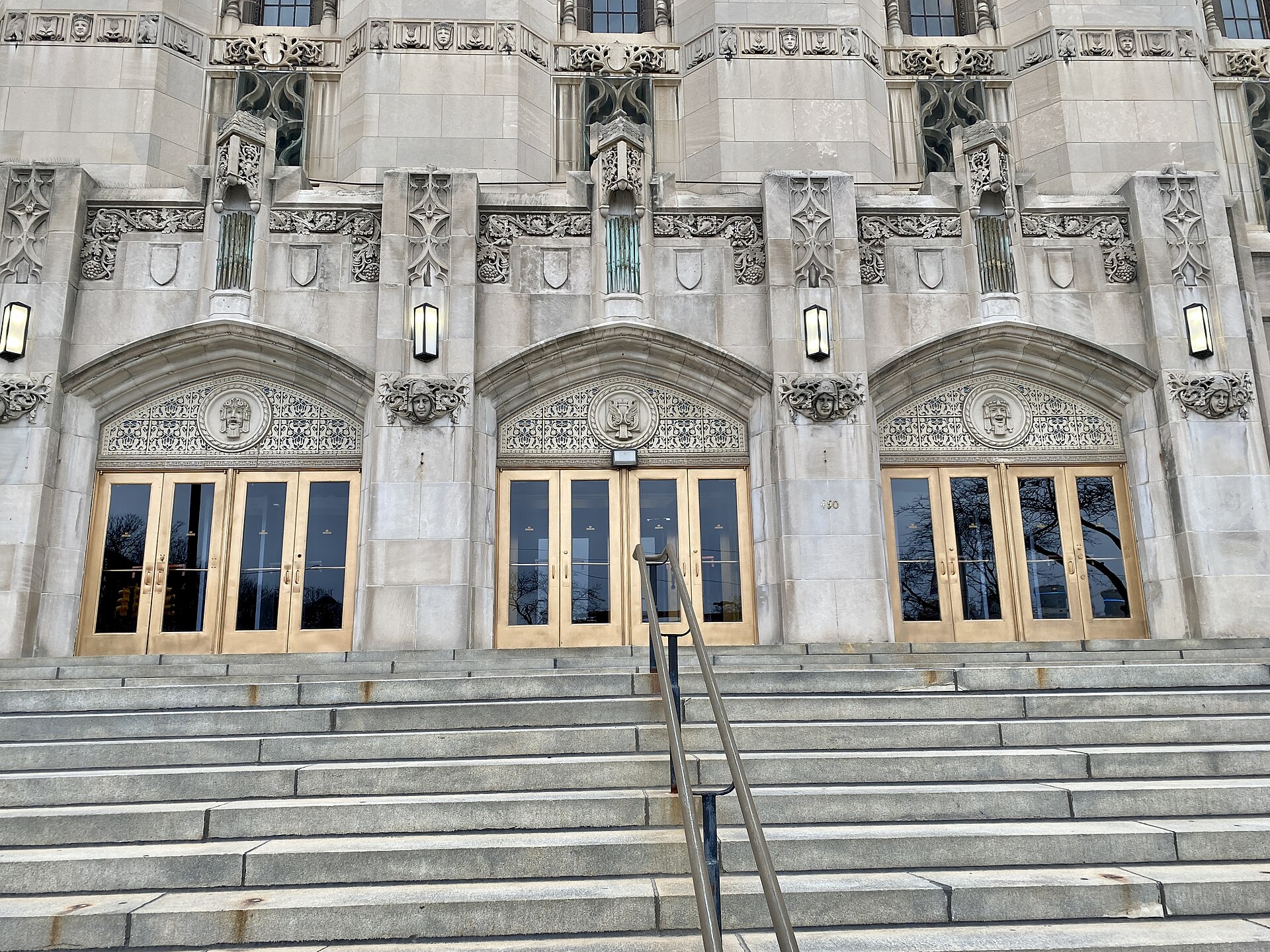 Detroit Masonic Temple, Temple Street, Cass Park, Midtown, Detroit, MI - 53013593163
